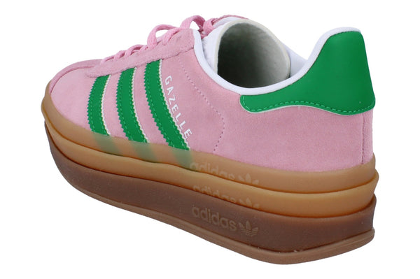 Adidas Originals Gazelle Bold Womens Trainers Sneakers IE0420 - Pink Green White Ie0420 - Photo 0