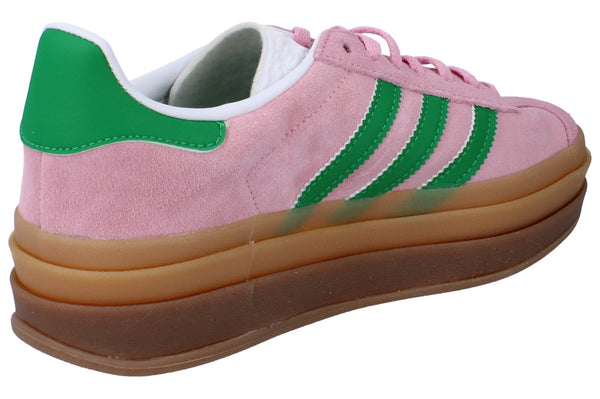 Adidas Originals Gazelle Bold Womens Trainers Sneakers IE0420 - Pink Green White Ie0420 - Photo 0