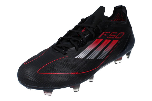 Adidas F50 Elite FG Mens Football Boots IE1202 - Black Iron Metallic Red - Photo 0
