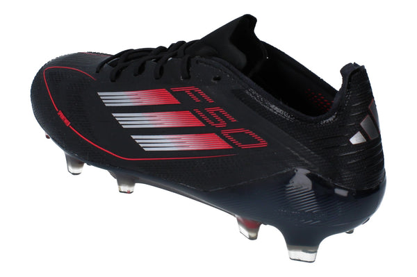 Adidas F50 Elite FG Mens Football Boots IE1202 - Black Iron Metallic Red - Photo 0