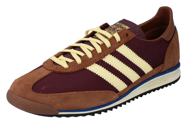 Adidas Originals Sl 72 Og Womens Trainers  IE3425 - Maroon Beige Brown IE3425 - Photo 0