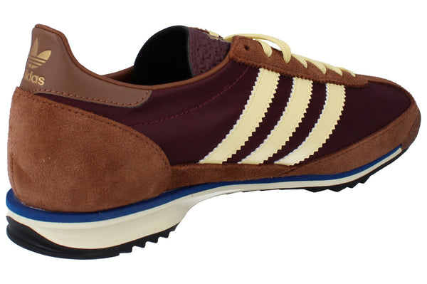 Adidas Originals Sl 72 Og Womens Trainers  IE3425 - Maroon Beige Brown IE3425 - Photo 0