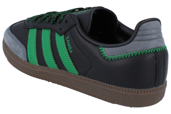 Adidas Originals Samba Og Womens Trainers  IE6520 - Black Green IE6520 - Photo 0