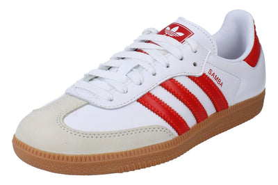 Adidas Originals Samba Og Womens Trainers Sneakers IF6513 - White Red Gum If6513 - Photo 0