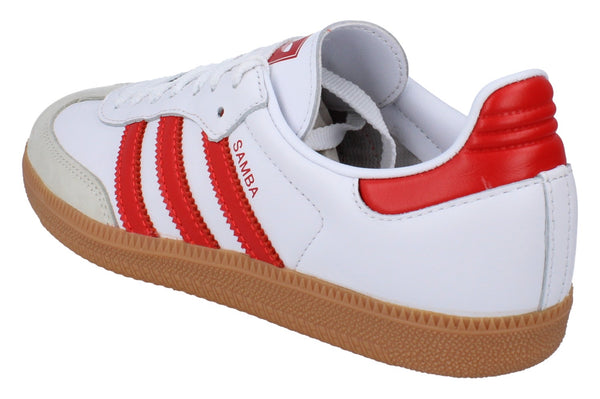 Adidas Originals Samba Og Womens Trainers Sneakers  IF6513 - White Red Gum If6513 - Photo 0
