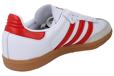 Adidas Originals Samba Og Womens Trainers Sneakers IF6513 - White Red Gum If6513 - Photo 2