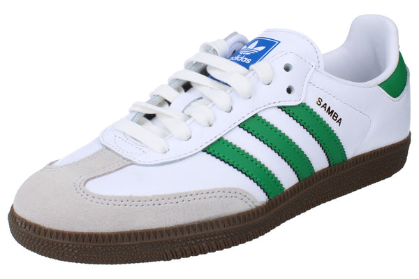 Adidas Orignals Samba Og Mens Trainers  IG1024 - White Green IG1024 - Photo 0