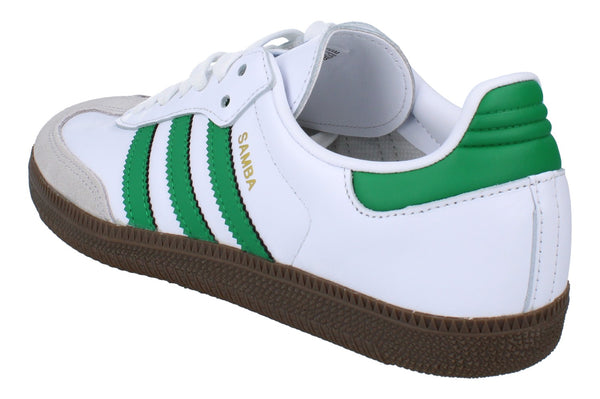 Adidas Orignals Samba Og Mens Trainers  IG1024 - White Green IG1024 - Photo 0