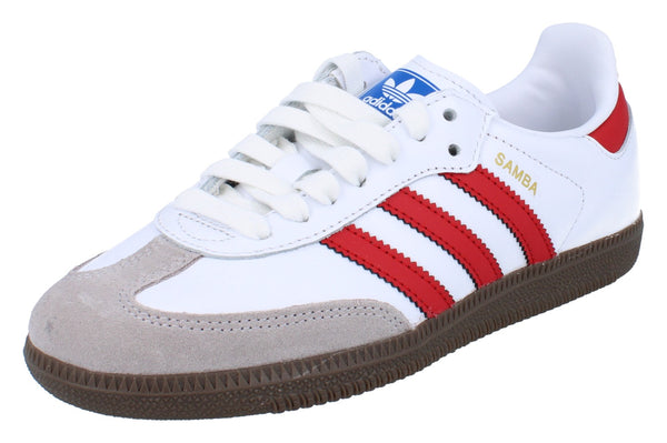 Adidas Originals Samba Og Mens Trainers  IG1025 - White Red Brown IG1025 - Photo 0