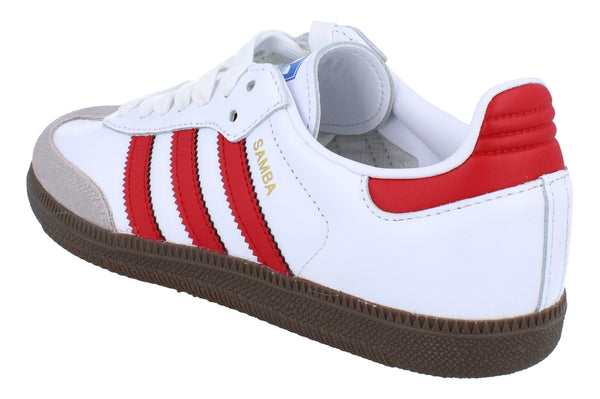 Adidas Originals Samba Og Mens Trainers  IG1025 - White Red Brown IG1025 - Photo 0