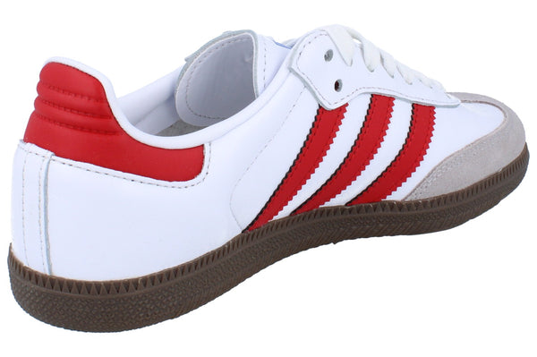 Adidas Originals Samba Og Mens Trainers  IG1025 - White Red Brown IG1025 - Photo 0