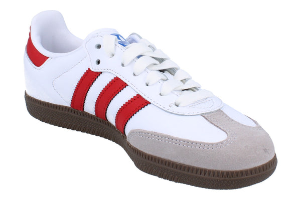 Adidas Originals Samba Og Mens Trainers  IG1025 - White Red Brown IG1025 - Photo 0