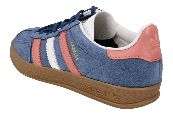 Adidas Originals Gazelle Indoor Mens Trainers  IG1640 - Blue White Gum IG1640 - Photo 0