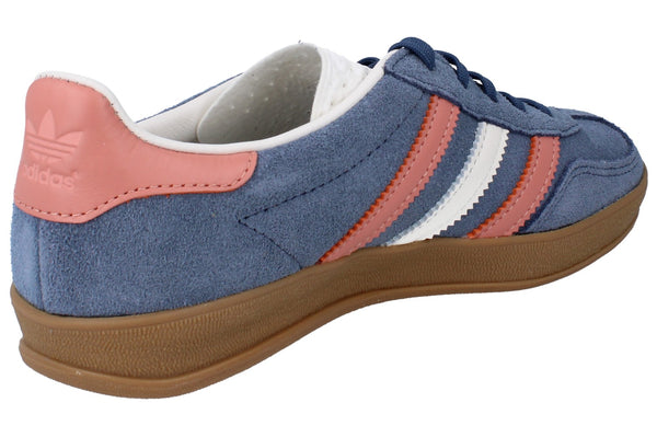Adidas Originals Gazelle Indoor Mens Trainers  IG1640 - Blue White Gum IG1640 - Photo 0