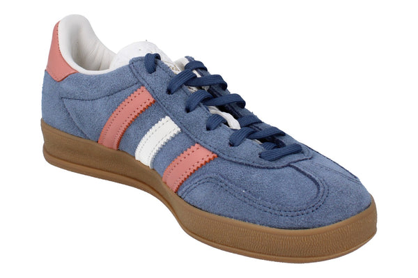Adidas Originals Gazelle Indoor Mens Trainers  IG1640 - Blue White Gum IG1640 - Photo 0