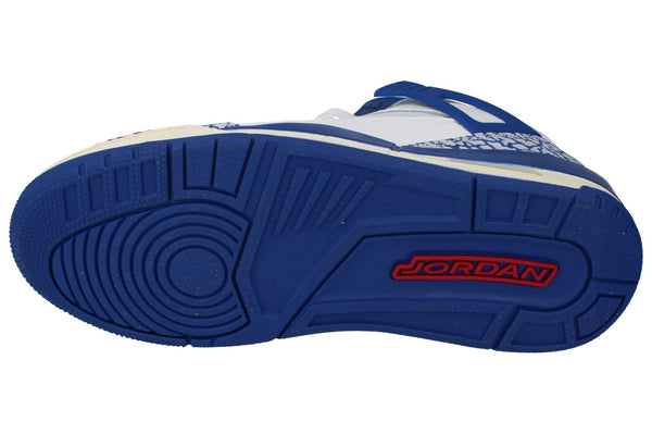 Nike Air Jordan Spizike Low Mens Basketball Trainers Im2176  133 - Sail Storm Blue Varsity Red 133 - Photo 0