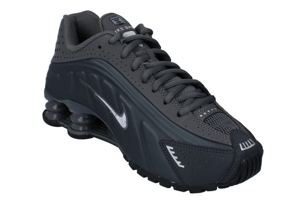 Nike Shox R4 GS Trainers Io1911 060 - Anthracite Wolf Grey Iron Grey 060 - Photo 0