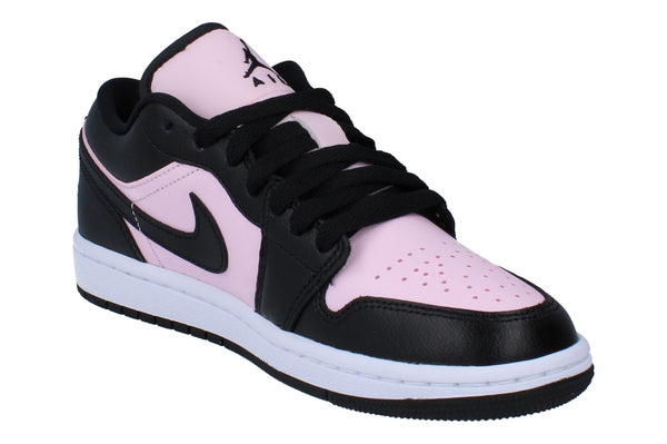 Nike Womens Air Jordan 1 Low Trainers Io3394 663 - Pink Foam Black White 663 - Photo 0
