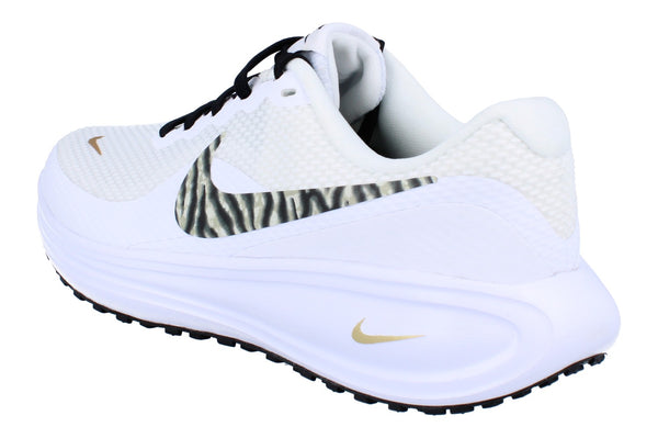 Nike Womens Revolution 8 Running Trainers Iq0375 Shoes  126 - White Black Metallic Gold 126 - Photo 0