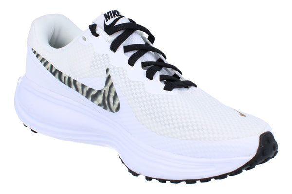 Nike Womens Revolution 8 Running Trainers Iq0375 Shoes  126 - White Black Metallic Gold 126 - Photo 0