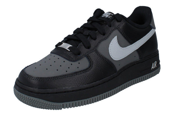 Nike Air Force 1 Gs Trainers Ir1478 Shoes  010 - Black Light Smoke Grey 010 - Photo 0