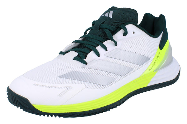 Adidas Defiant Speed 2 M Cl Mens Tennis Shoes Trainers  JH5140 - White Black Grey JH5140 - Photo 0