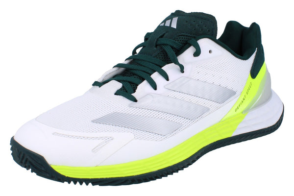 Adidas Defiant Speed 2 M Cl Mens Tennis Shoes Trainers  JH5140 - White Black Grey JH5140 - Photo 0
