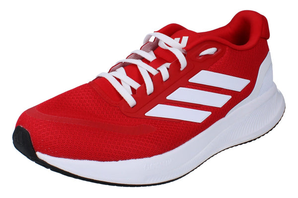 Adidas Runfalcon 5 Mens Running Trainers Sneakers JH6246 - Red White Black JH6246 - Photo 0