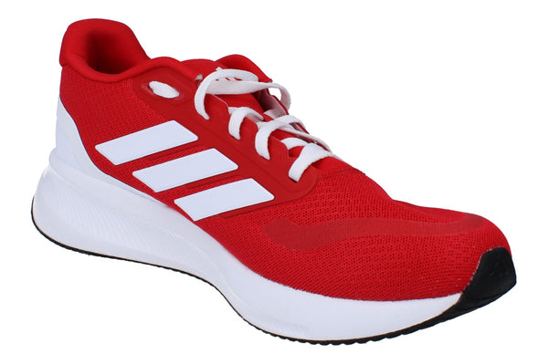 Adidas Runfalcon 5 Mens Running Trainers Sneakers JH6246 - Red White Black JH6246 - Photo 0