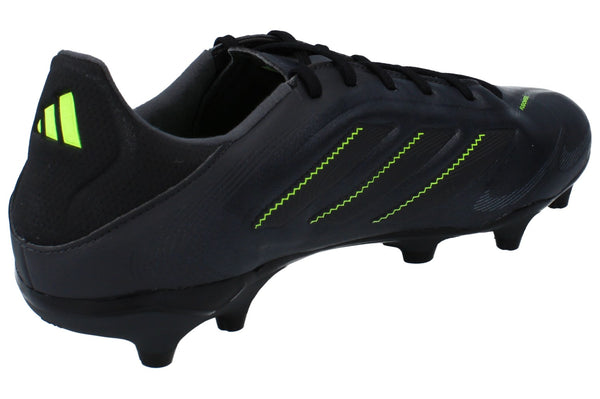 Adidas Copa Pure III League Fg/Mg Mens Football Boots JH6300 - Black Green Jh6300 - Photo 0