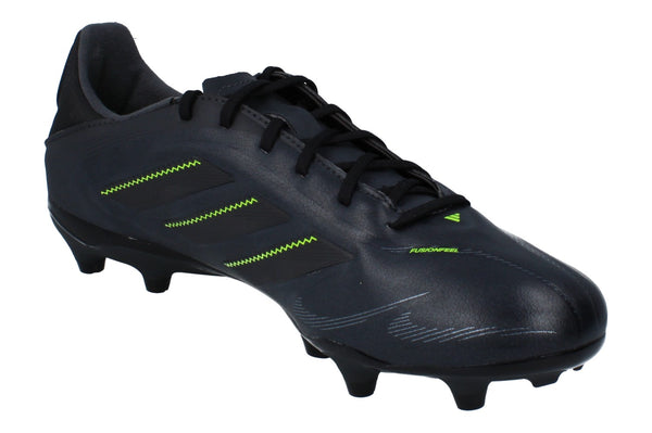 Adidas Copa Pure III League Fg/Mg Mens Football Boots JH6300 - Black Green Jh6300 - Photo 0