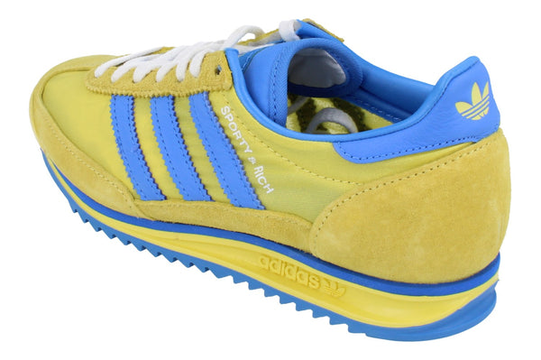 Adidas Originals Sl72 Sporty & Rich Womens Trainers Sneakers JH6702 - Yellow Blue White Jh6702 - Photo 0