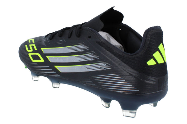 Adidas F50 Pro Fg Mens Football Boots  JH7687 - Black Silver Yellow JH7687 - Photo 0
