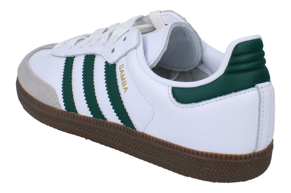 Adidas Originals Samba Og Mens Trainers Sneakers JH8797 - White Green Grey JH8797 - Photo 0