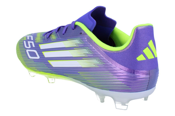 Adidas F50 League Fg/Mg Mens Football Boots Soccer Cleats JI0003 - Purple White Yellow JI0003 - Photo 0