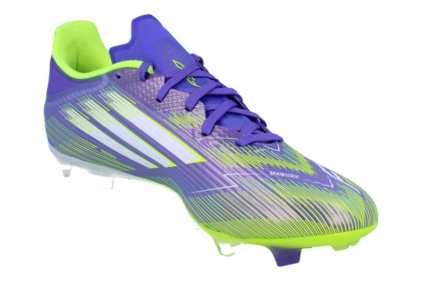 Adidas F50 League Fg/Mg Mens Football Boots Soccer Cleats JI0003 - Purple White Yellow JI0003 - Photo 0