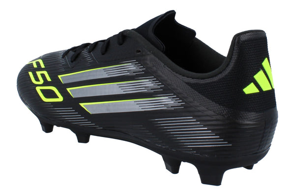 Adidas F50 League Fg/Mg Mens Football Boots JI0007 - Black Grey Green Ji0007 - Photo 0