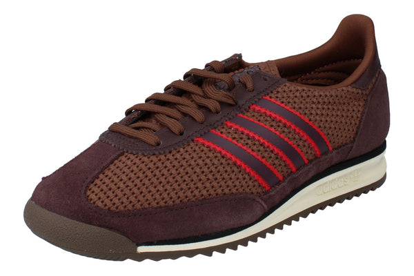 Adidas Originals Sl 72 Og Womens Trainers  JI0191 - Pre Loved Brown Collegiate Red JI0191 - Photo 0