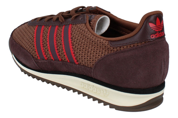 Adidas Originals Sl 72 Og Womens Trainers  JI0191 - Pre Loved Brown Collegiate Red JI0191 - Photo 0