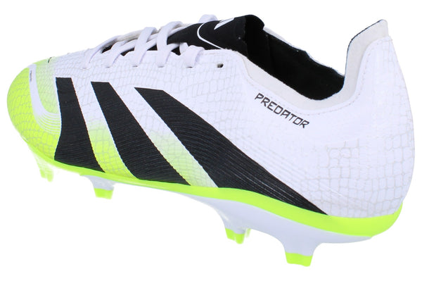 Adidas Predator League Fg/Mg Mens Football Boots JI1117 - White Black Green Ji1117 - Photo 0
