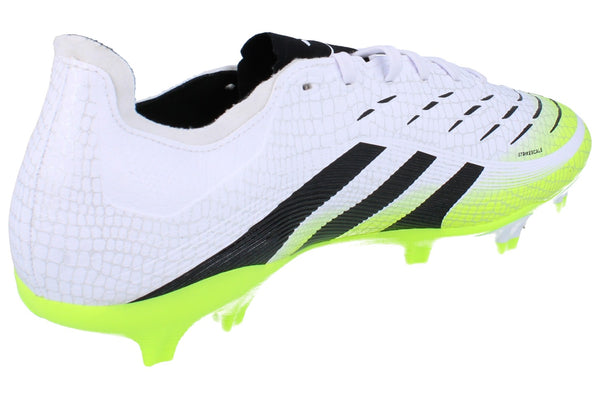 Adidas Predator League Fg/Mg Mens Football Boots JI1117 - White Black Green Ji1117 - Photo 0