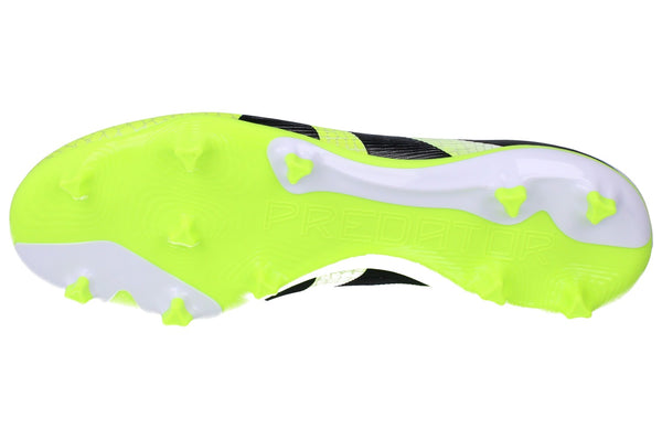 Adidas Predator League Fg/Mg Mens Football Boots JI1117 - White Black Green Ji1117 - Photo 0