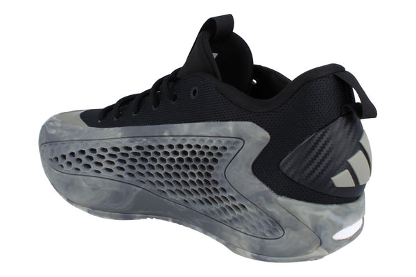 Adidas Anthony Edwards 1 Low Mens Basketball Trainers  JI4066 - Silver Black JI4066 - Photo 0