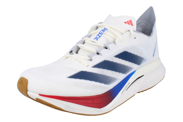 Adidas Adizero Boston 12 Mens Running Trainers  JI4476 - White Dark Blue Purple JI4476 - Photo 0