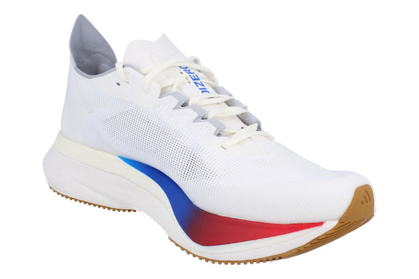 Adidas Adizero Boston 12 Mens Running Trainers  JI4476 - White Dark Blue Purple JI4476 - Photo 0