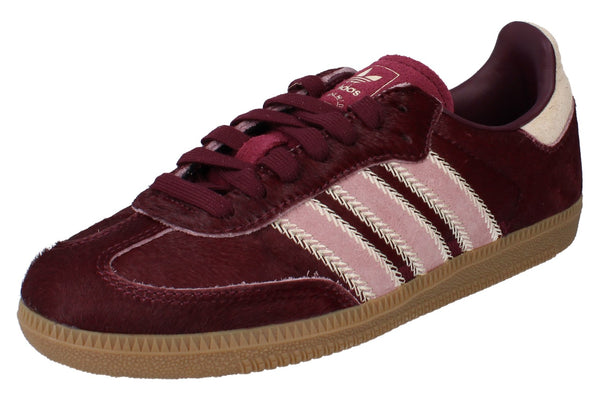 Adidas Originals Samba Og Womens Trainers  JP5330 - Maroon Gum JP5330 - Photo 0