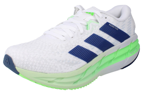 Adidas Adistar 4 Mens Running Trainers  JP6574 - White Blue Green JP6574 - Photo 0