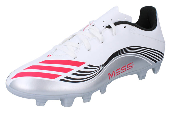 Adidas F50 Messi Club Fg/Mg Mens Football Boots  JP7443 - White Red Silver JP7443 - Photo 0