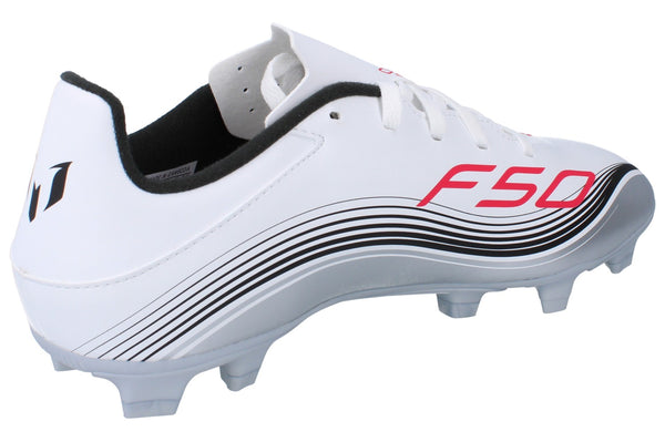 Adidas F50 Messi Club Fg/Mg Mens Football Boots  JP7443 - White Red Silver JP7443 - Photo 0