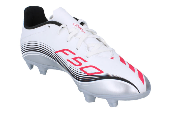 Adidas F50 Messi Club Fg/Mg Mens Football Boots  JP7443 - White Red Silver JP7443 - Photo 0
